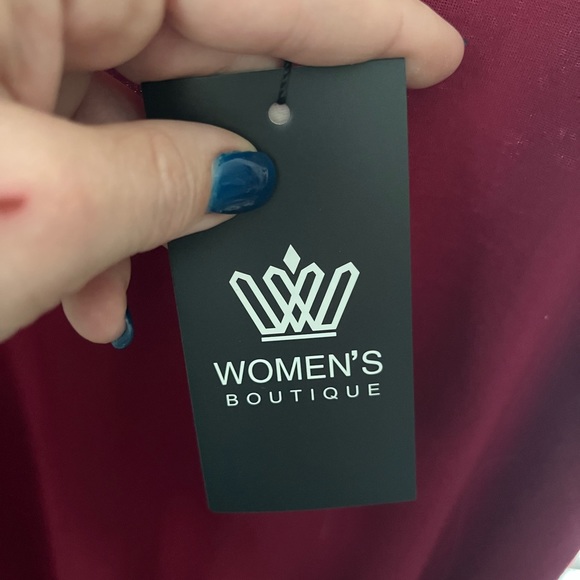 Burgundy maxi dress - Picture 4 of 5